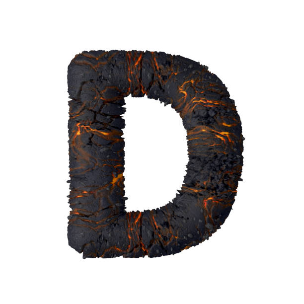 istock Lava Letter 3d illustration 1207140940