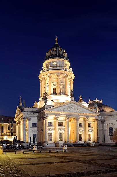 istock The German Cathedral on Gendarmenmarkt at Night 120714159