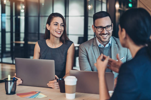istock Presenting the new business strategy 1207147759