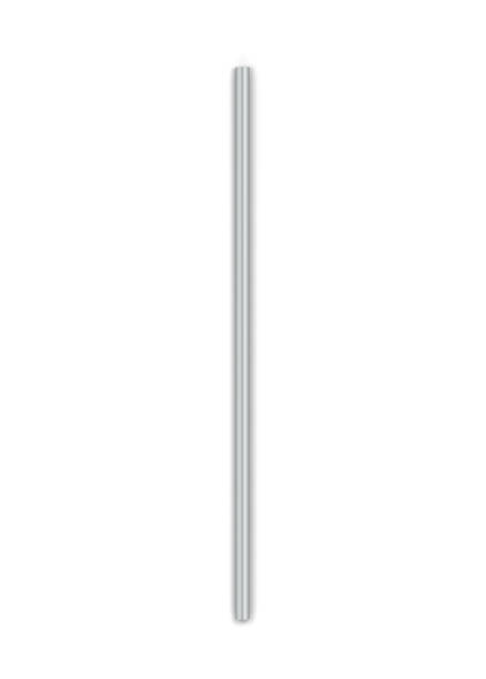 istock Metallic straw to use instead of plastic one 1207153840