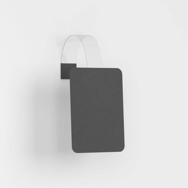 istock Blank wobbler tag mockup 1207153851