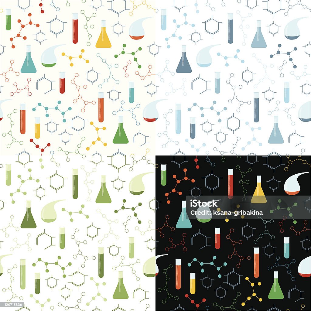 Science Pattern Stock Illustration - Download Image Now - Backgrounds ...