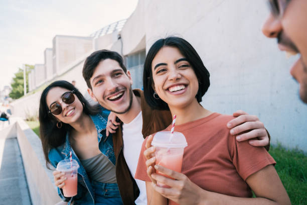 istock Group of friends having fun together. 1207167038