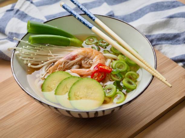 istock Asian Food Shrimp Udon, Noodles 1207167947