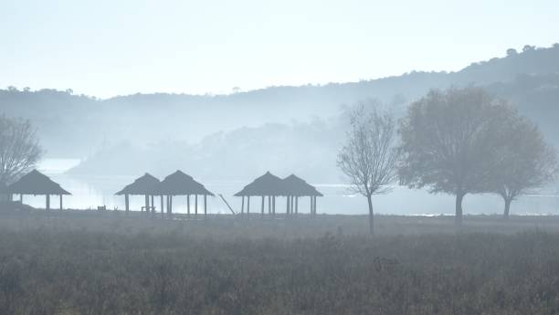 istock smoke over reservoir water 1207171311