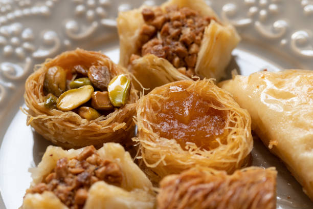 istock Food. Traditional middle Eastern sweets.  Ramadan dessert 1207174148