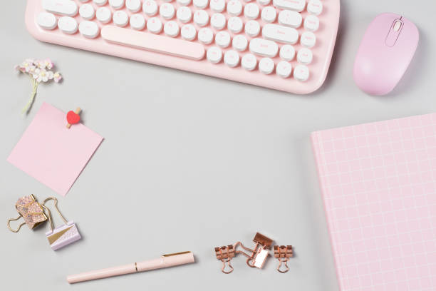 istock flat lay stationery on work desk 1207177953