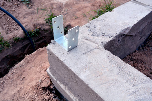 istock new concrete house foundation corner  and trench 1207180725