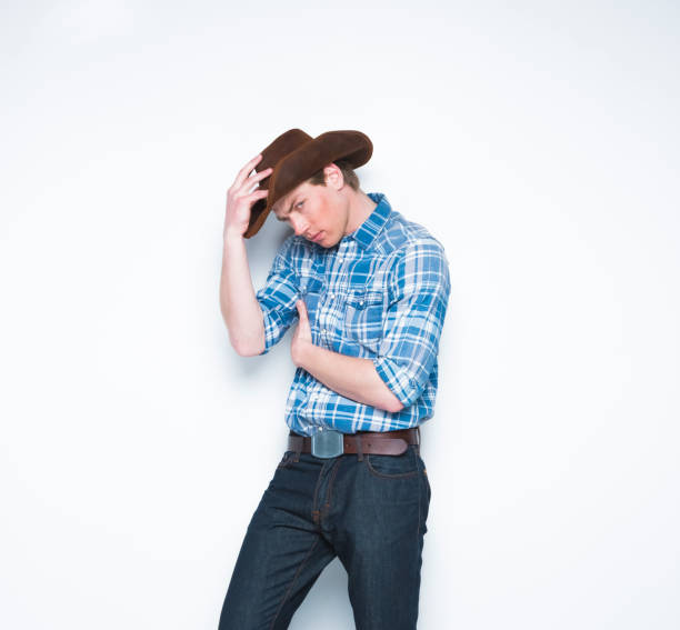 istock Caucasian male wearing hat 1207181940