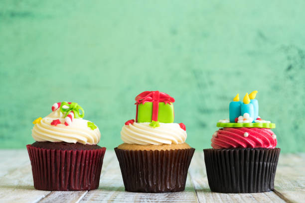 istock Christmas of cupcake 1207186926