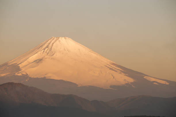 istock Mountain Fuji winter in morning 1207188107
