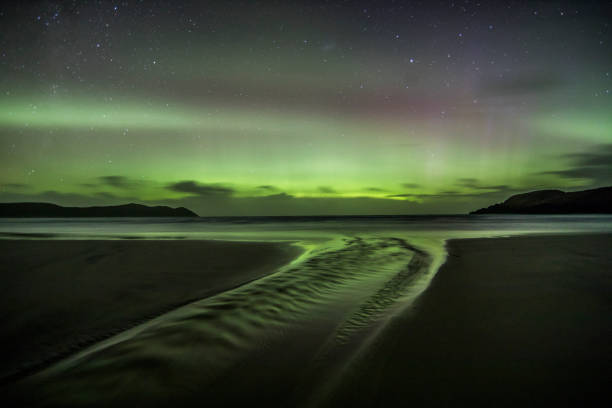 southern aurora australis na tasmanii - australis zdjęcia i obrazy z banku zdjęć