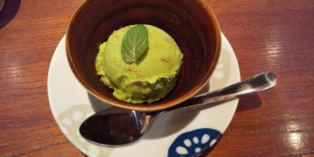 istock Green Tea Matcha Ice Cream Photo 1207194441