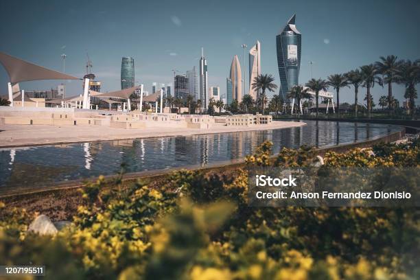 The Beautiful Al Shaheed Park In The Middle Of Kuwait City Stock Photo - Download Image Now