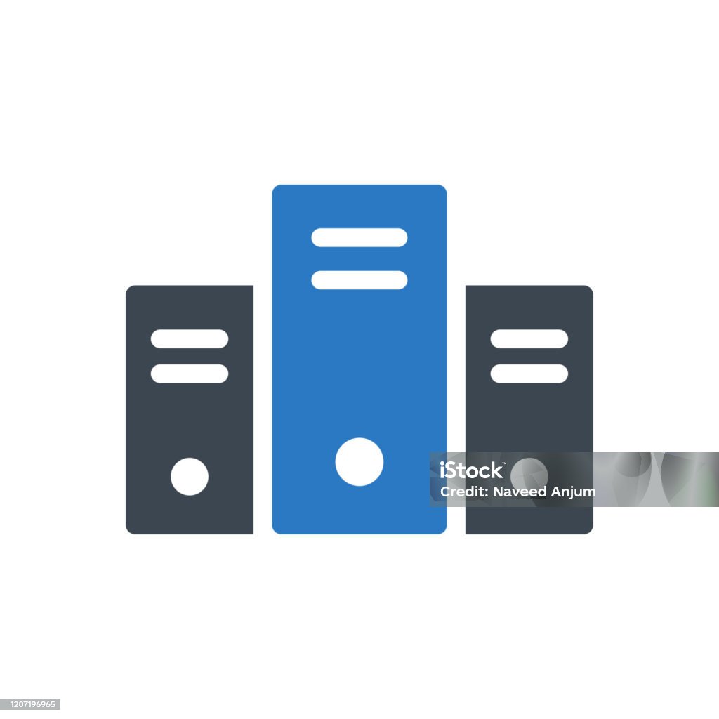 Computer Stock Illustration - Download Image Now - Computer, Data, Data ...