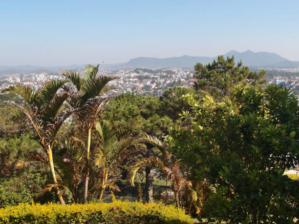 istock View of the mountain range and Dalat city 1207201629