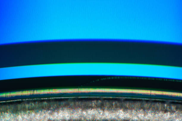 istock Compact disk extreme close up of light spectrum 1207202761