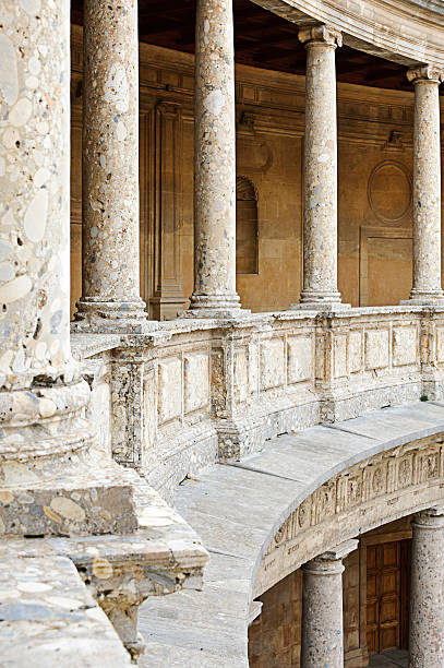 istock Carlos V Palace inside the Alhambra in Granada, Spain 120720783
