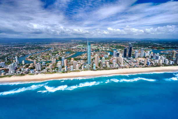 istock Peaceful coastal city 1207208039