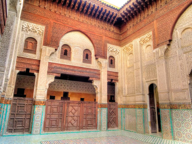 istock Meknes, Madrasa Bou Inania 1207209512