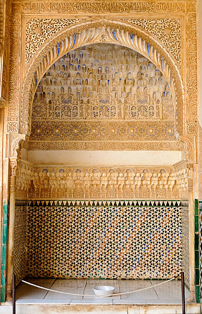 istock Moorish art and architecture inside the Alhambra 120720959