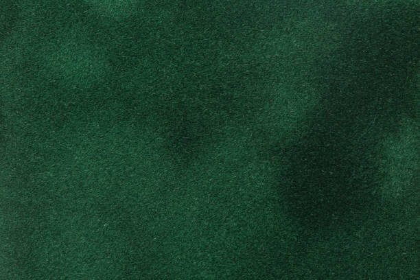 Dark Green Velvet Paper Texture Closeup For Background Stock Photo -  Download Image Now - iStock