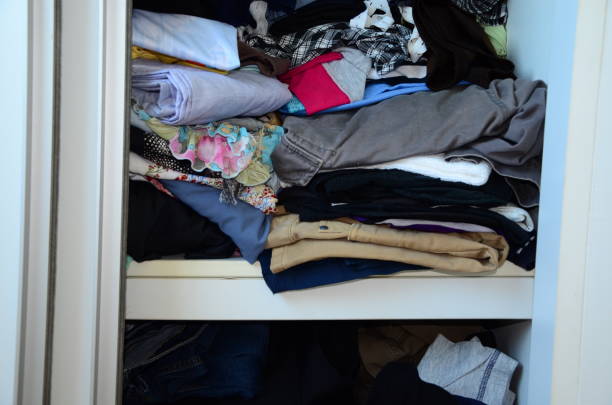 istock Wardrobe full of clothes 1207223161