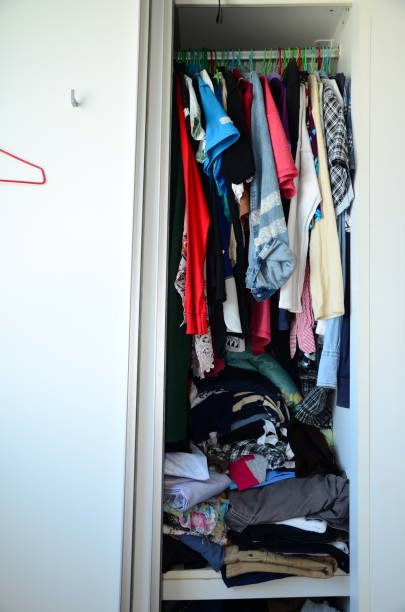 istock Wardrobe full of clothes 1207223270