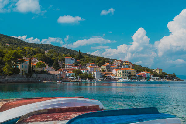 istock Picturesque panorama of Valun 1207225063