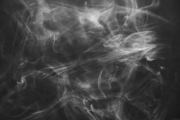 istock White Vape Smoke On Black Background 1207231042