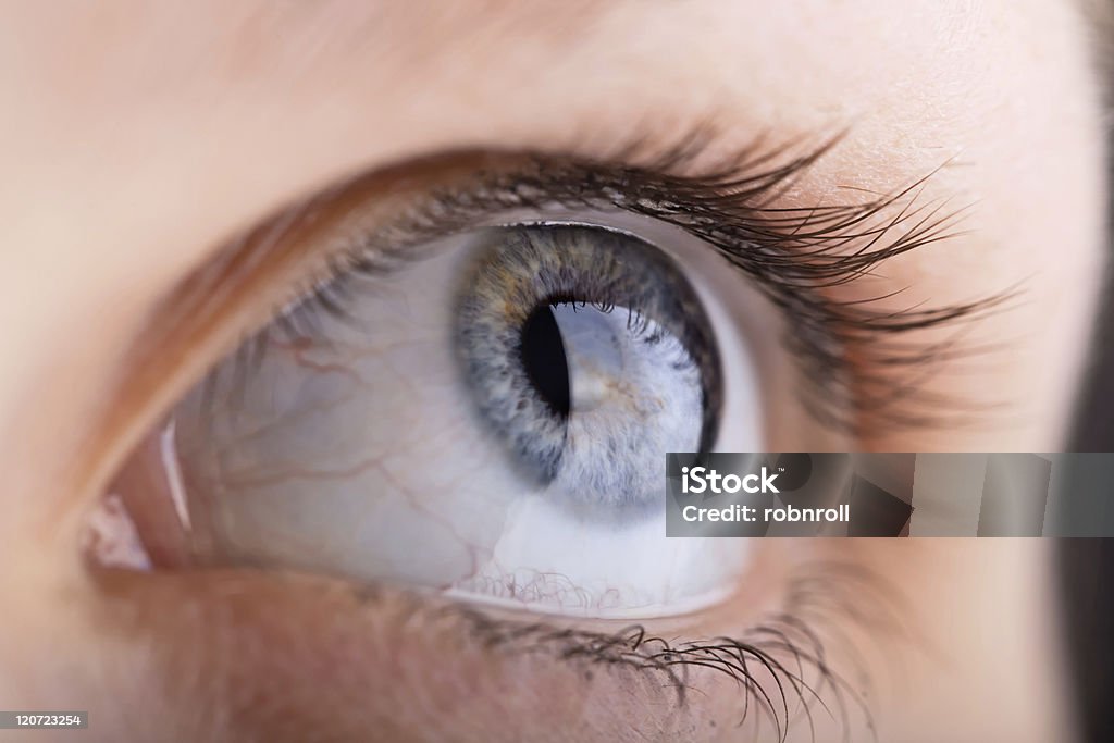 close-up Schuss von Frau Augen - Lizenzfrei Auge Stock-Foto