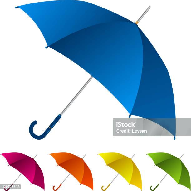 Sonnenschirme Stock Vektor Art und mehr Bilder von Regenschirm - Regenschirm, Blau, Vektor