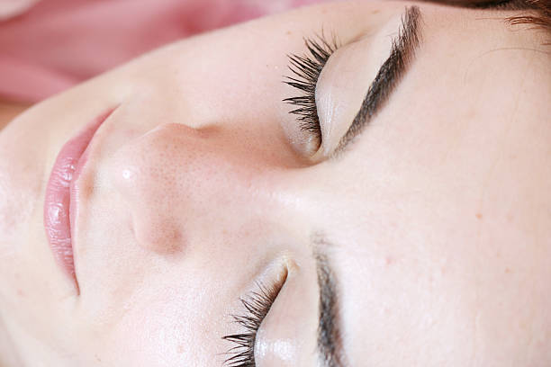 istock Beautiful young woman sleeping. 120724242