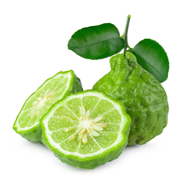 istock Bergamot fruit, Bergamot isolated on white background 1207245275