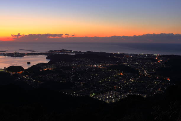 istock Scenery from the summit of Mt. Washio, dawn, winter (Kochi City, Kochi Prefecture) 1207246723