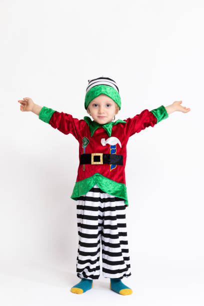 istock Happy baby boy standing over  white background 1207247089