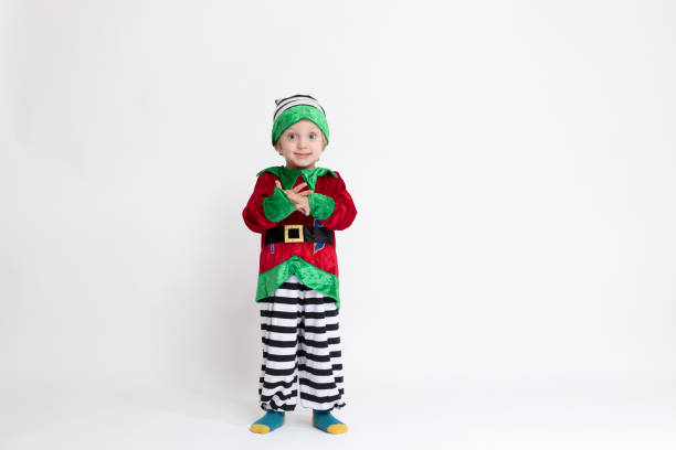istock Happy baby boy standing over  white background 1207247310