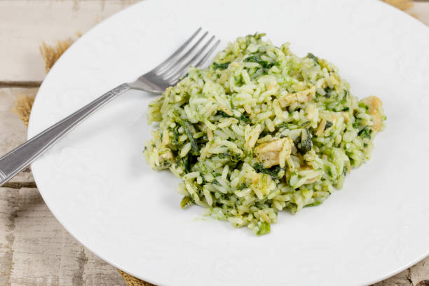 istock risotto chicken pesto 1207248369