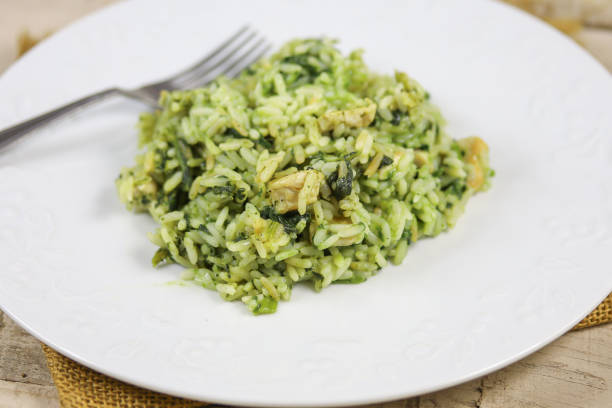 istock risotto chicken pesto 1207248394