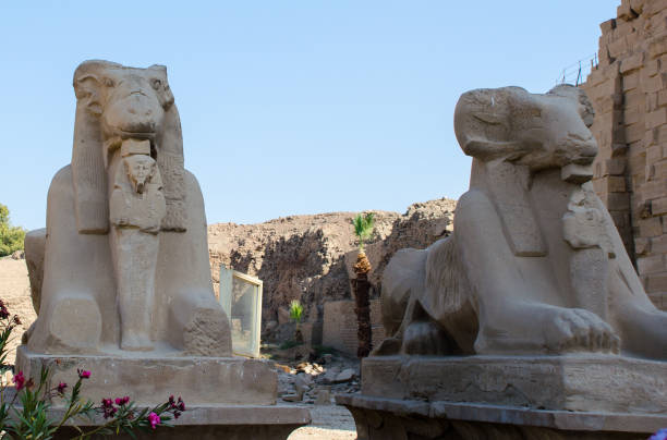 istock Egyptian Art. Karnak Temple. Around Luxor Egypt 1207250233