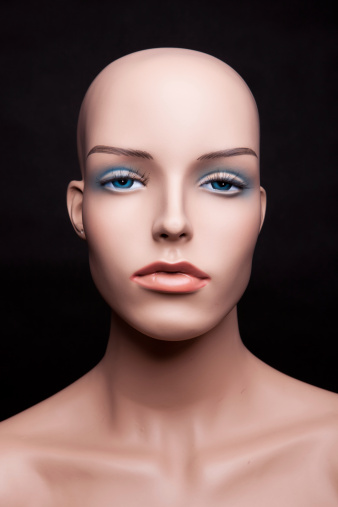 Beauty face of mannequin