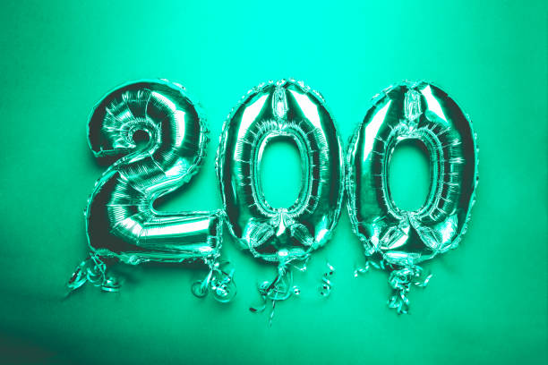 istock Balloon Bunting for celebration Happy 200th Anniversary 1207255124