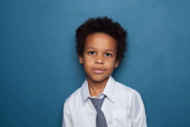 istock Smart black child boy portrait 1207261560