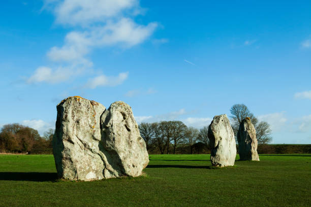 istock Standing stones at Avebury, on a bright Winter's day, Wiltshire, Uk 1207262854