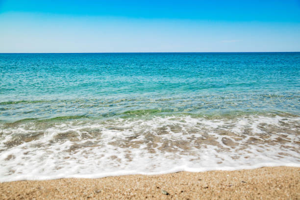 Exotic blue tropical ocean / sea tropical scenery.