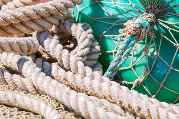 red  climbing rope