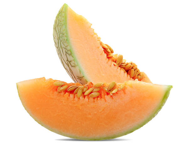 istock Cantaloupe or Melon fruit isolated on white background 1207268274