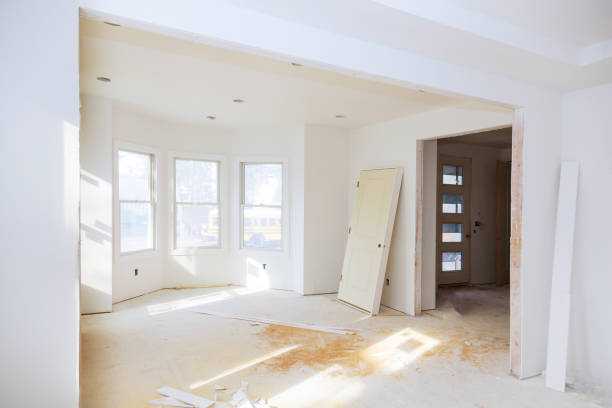 istock Under construction, installing material new home for repairs in an apartment is remodeling 1207280261