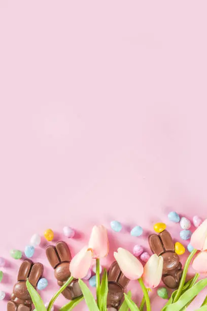 Photo of Easter composition background