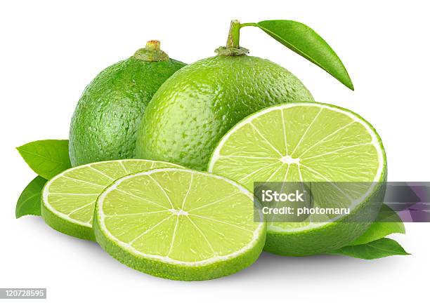 Fresh Limes Stock Photo - Download Image Now - Citrus Fruit, Circle, Close-up